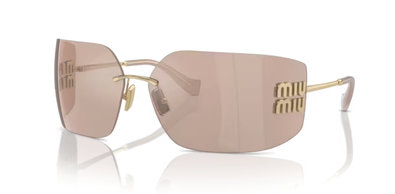 Lunette de soleil miu miu 5AK06I - Or