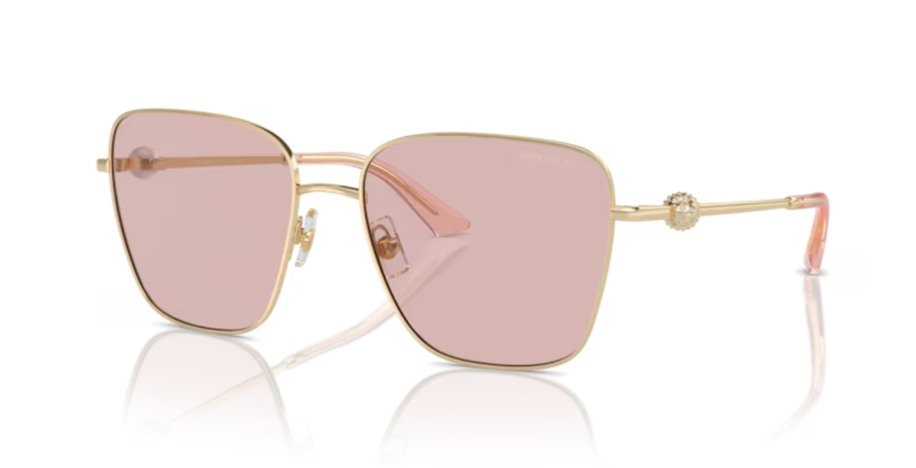 Lunette de soleil JIMMY CHOO JC4005HB 3006/5 - Or pâle