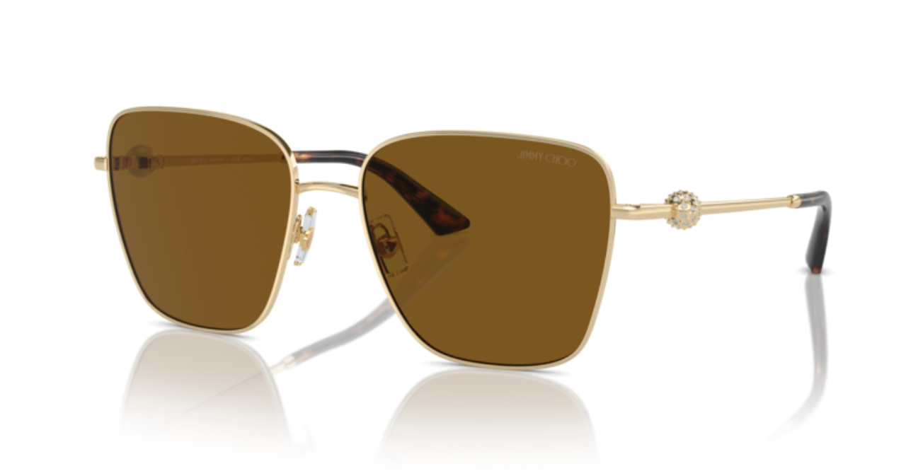 Lunette de soleil JIMMY CHOO JC4005HB 300683 - Or pâle