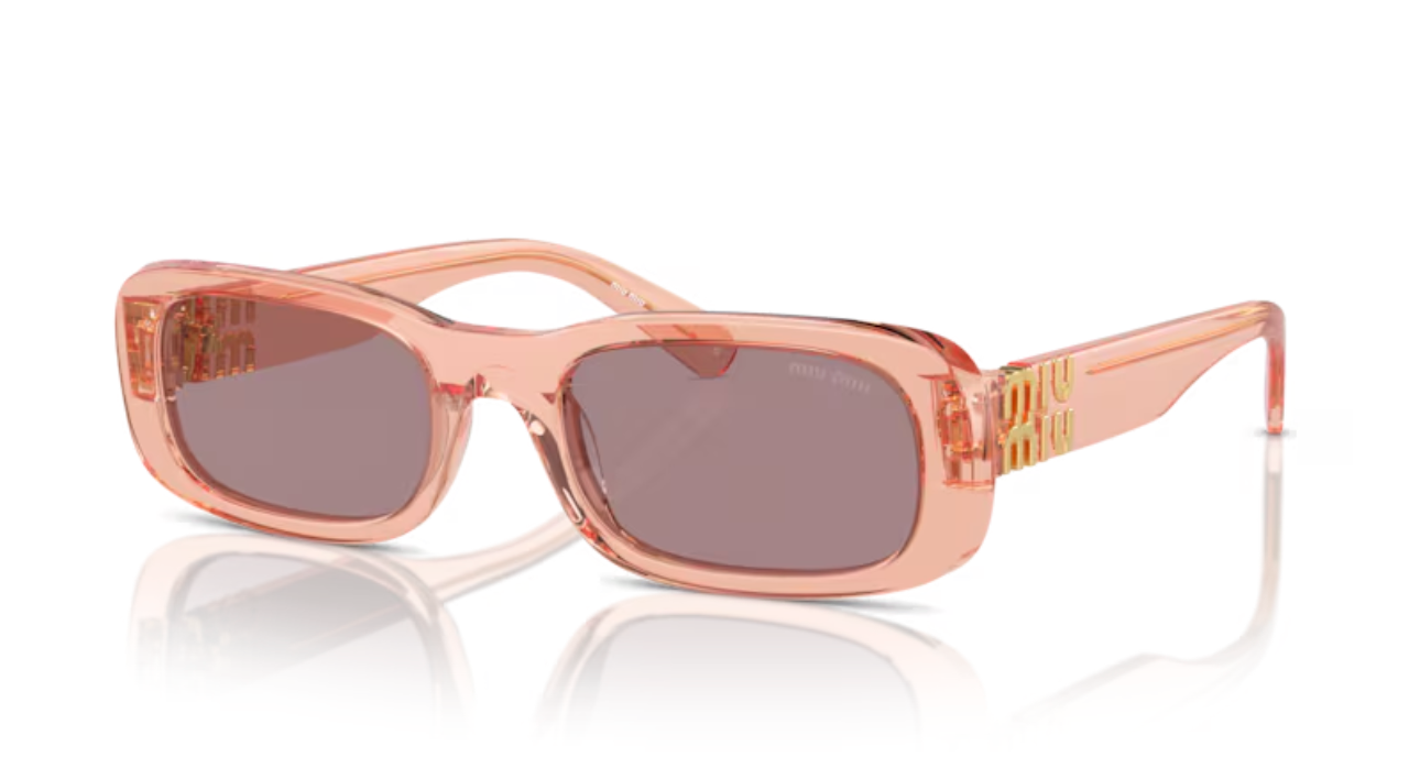 Lunette de soleil miu miu  MU 08ZS 13T06I - Noisette transparent
