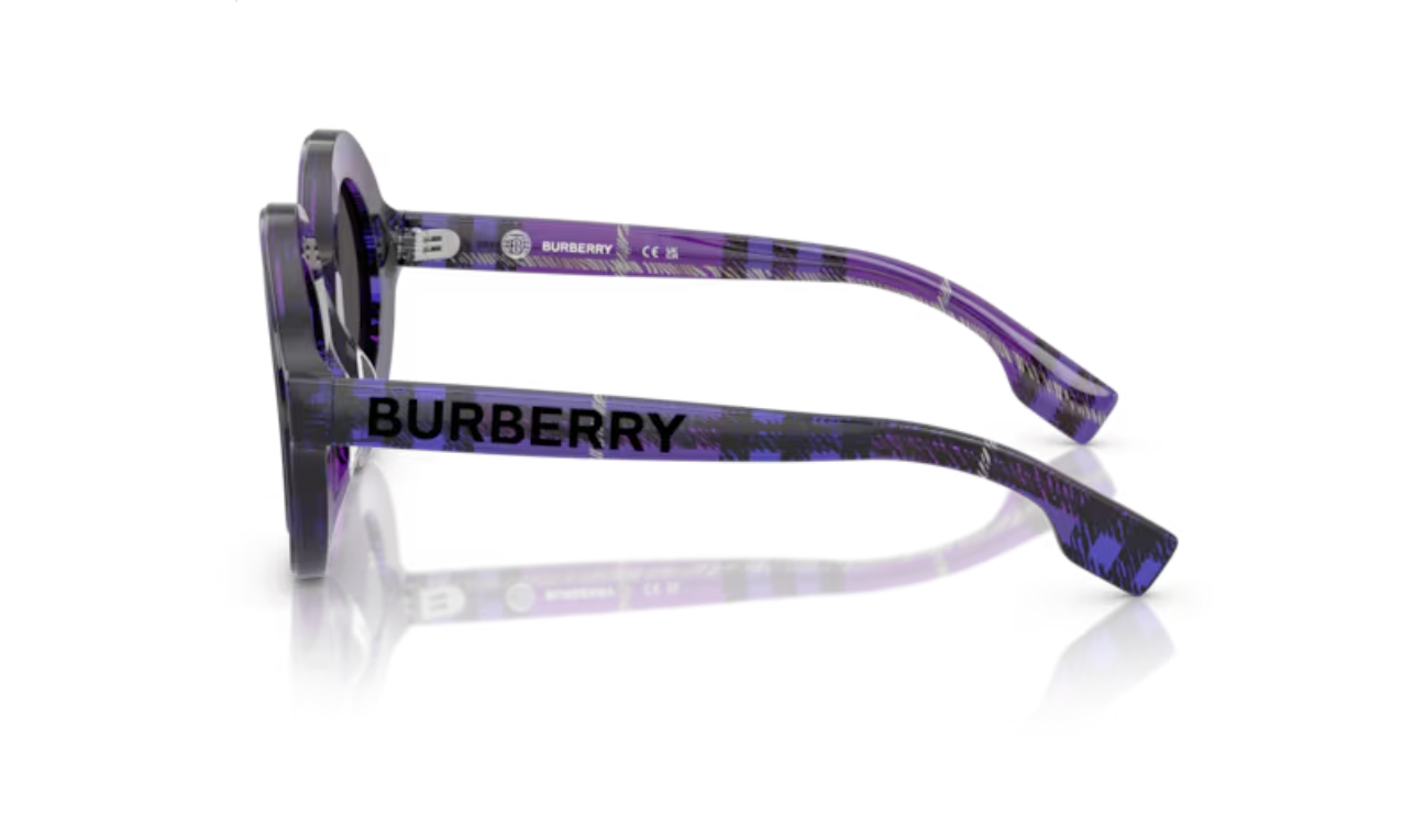 Lunette de soleil Burberry enfant 0JB4386 411387 - Carreaux violets