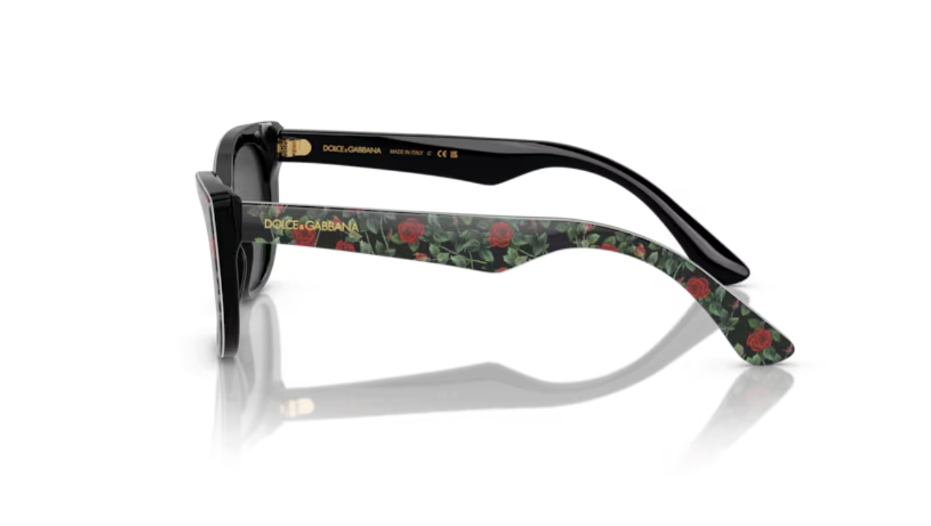 Lunette de soleil Dolce Gabbana enfant 0DX4427 342687 - Roses rouges