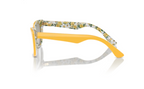 Lunette de soleil Dolce Gabbana enfant 0DX4427 34437J - Jaune sur roses jaunes