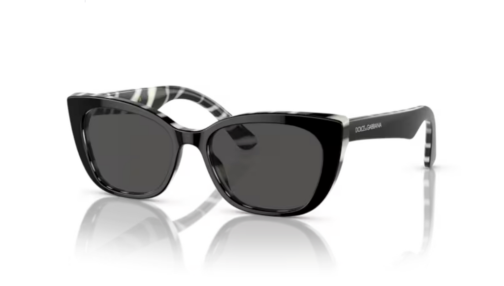 Lunette de soleil Dolce Gabbana enfant 0DX4427 337287 - Noir sur zèbre
