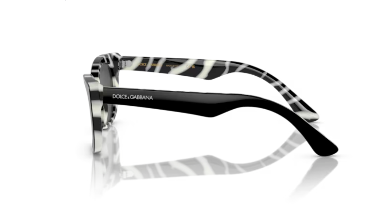 Lunette de soleil Dolce Gabbana enfant 0DX4427 337287 - Noir sur zèbre