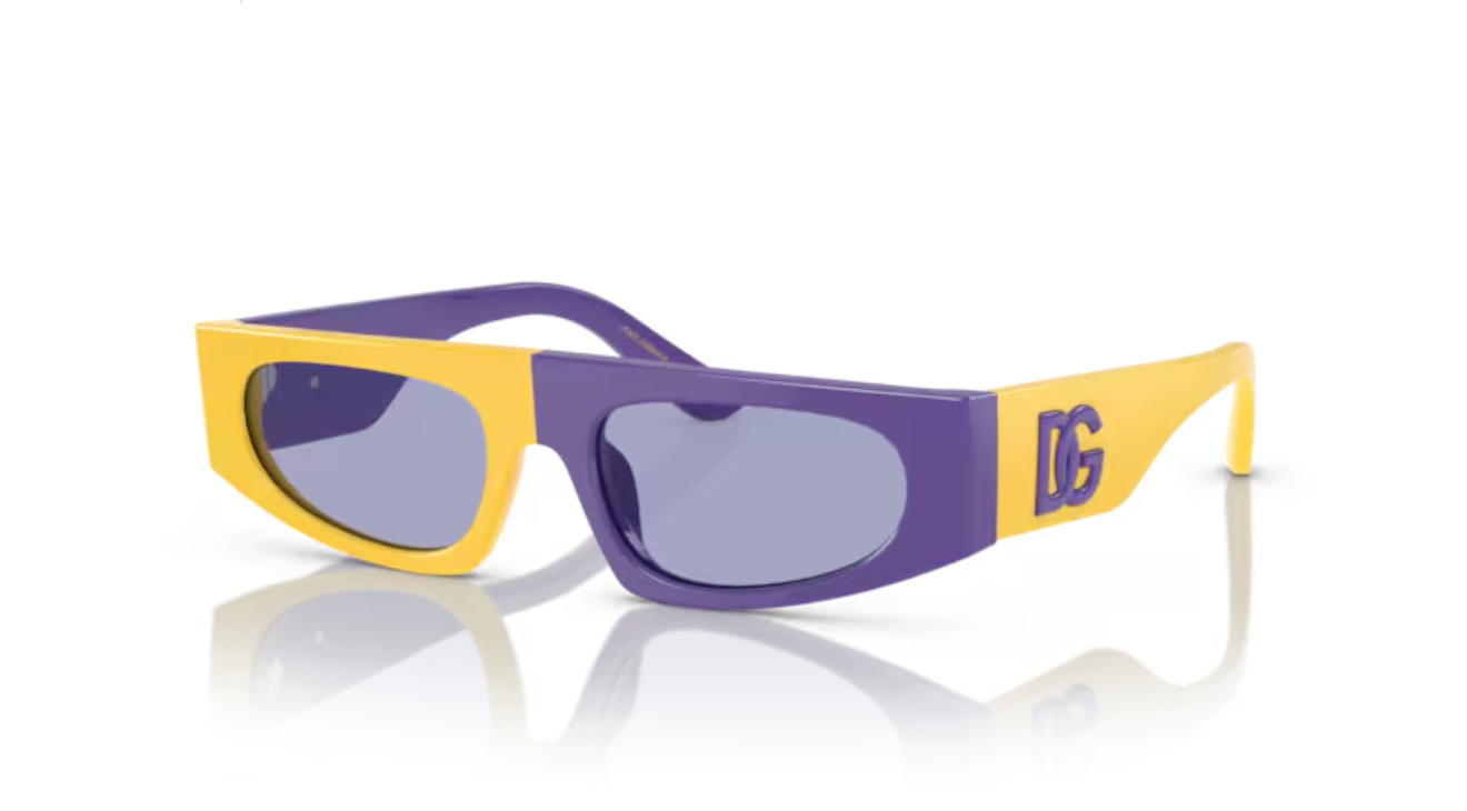 Lunette de soleil Dolce Gabbana enfant 0DX4004 34131A - Yellow/violet