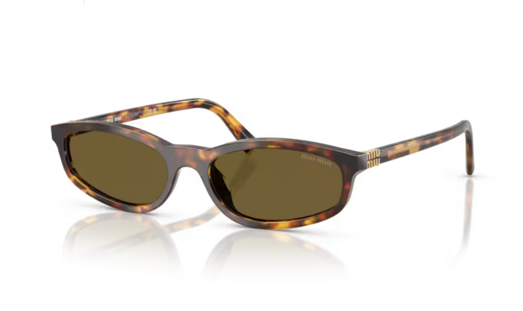 Lunette de soleil miu miu MU A06S 14L09Z - Havana miel