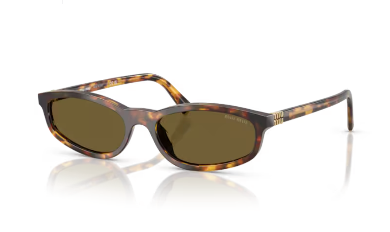 Lunette de soleil miu miu MU A06S 14L09Z - Havana miel