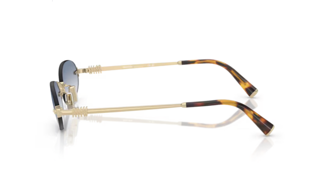 Lunette de soleil miu miu MU A54S ZVN80O - Or pâle