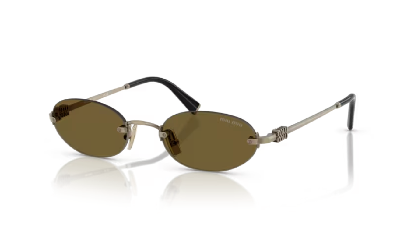 Lunette de soleil miu miu MU A54S 26C09Z - Old gold