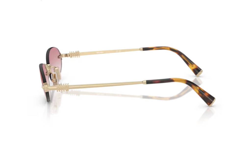 Lunette de soleil miu miu MU A54S ZVN70O - Or pâle