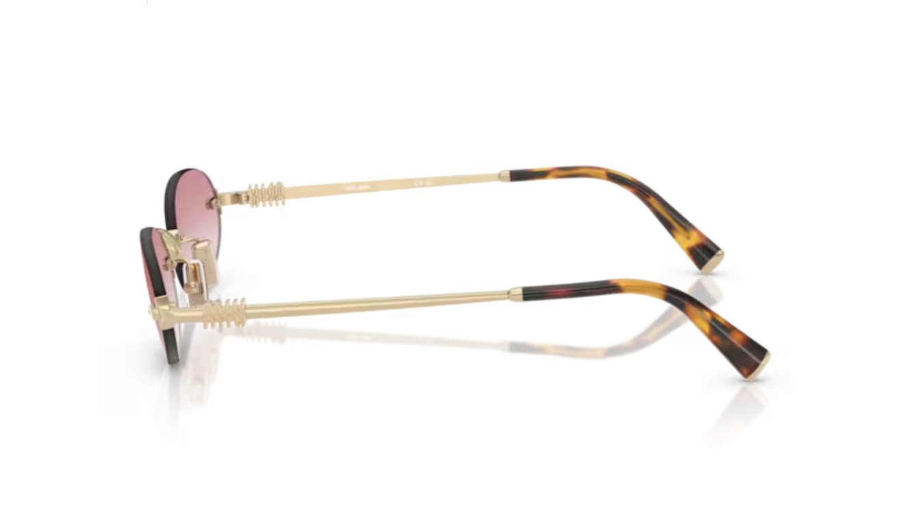 Lunette de soleil miu miu MU A54S ZVN70O - Or pâle