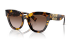 Lunette de soleil miu miu MU 01YS VAU6S1 - Havana miel