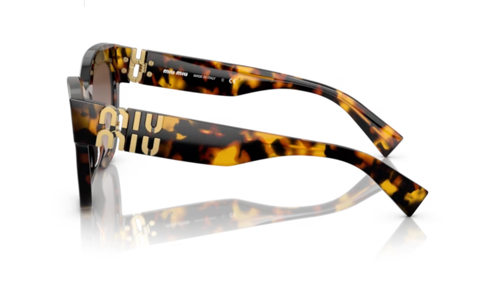 Lunette de soleil miu miu MU 01YS VAU6S1 - Havana miel
