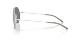 Lunette de soleil MONCLER 0ME4002 10041U - Argent mat