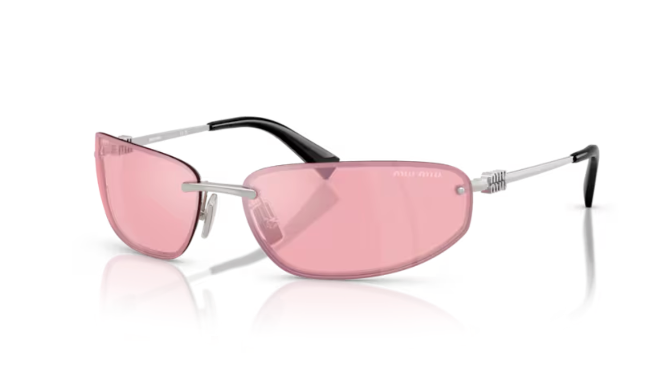 Lunette de soleil miu miu 0MU A50S 1BC10K - Argent