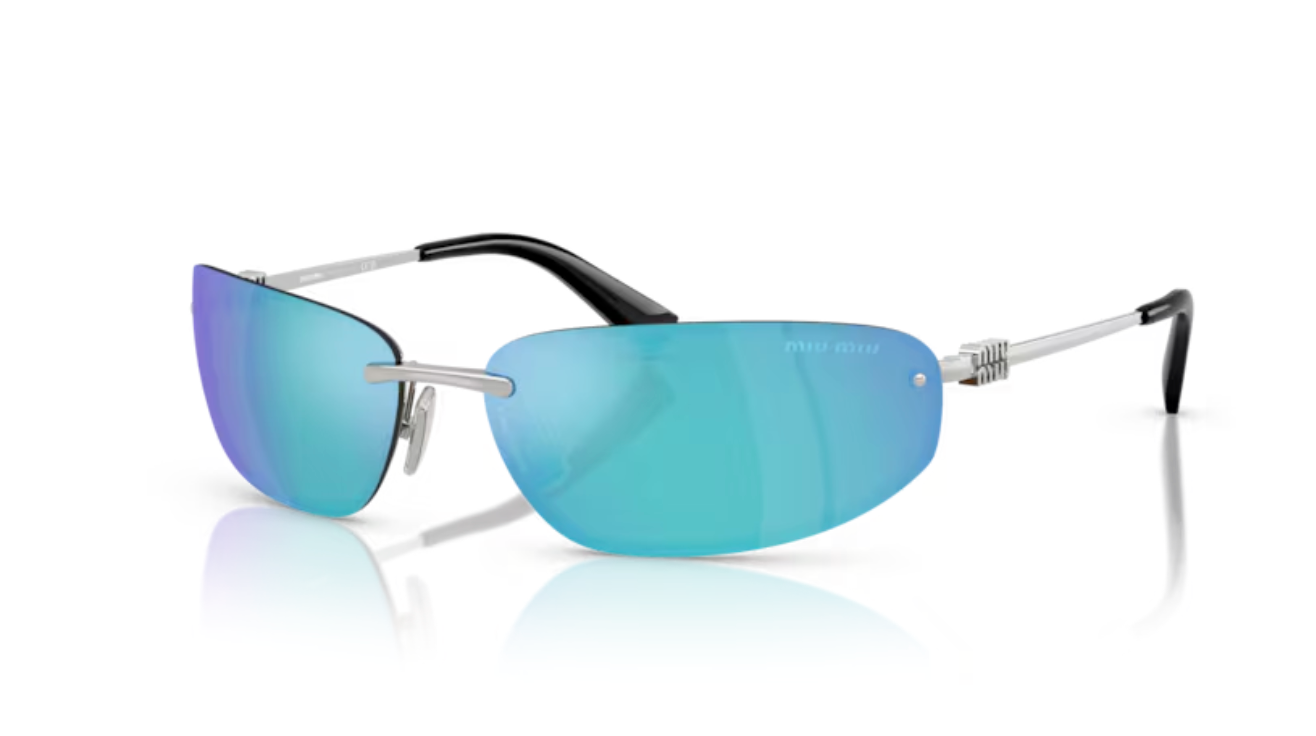 Lunette de soleil miu miu 0MU A50S 1BC10K - Argent