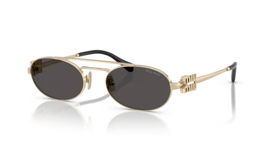 Lunette de soleil miu miu 0MU 54ZS ZVN08Z - Or pâle