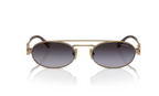Lunette de soleil miu miu 0MU 54ZS 7OE5D1 - Or patiné