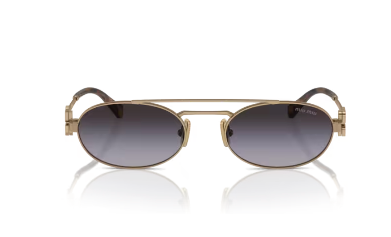Lunette de soleil miu miu 0MU 54ZS 7OE5D1 - Or patiné