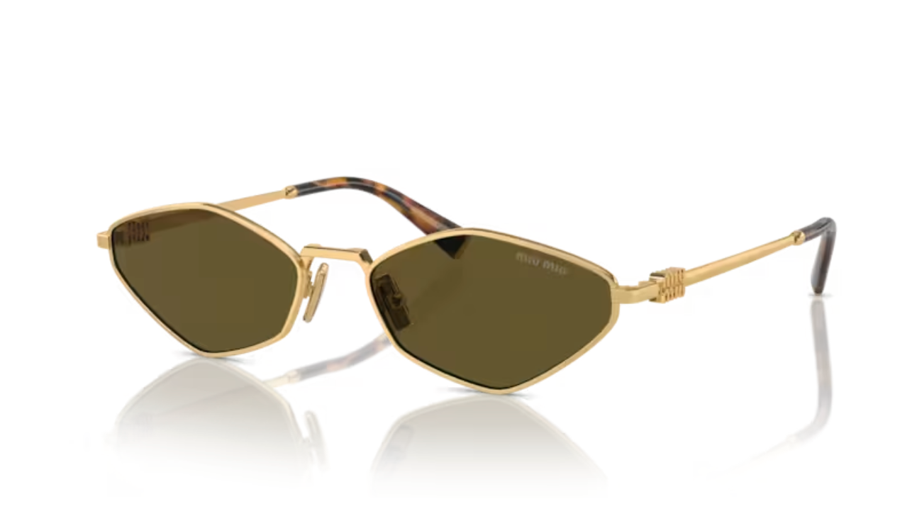 Lunette de soleil miu miu 0MU 56ZS 5AK09Z - Or