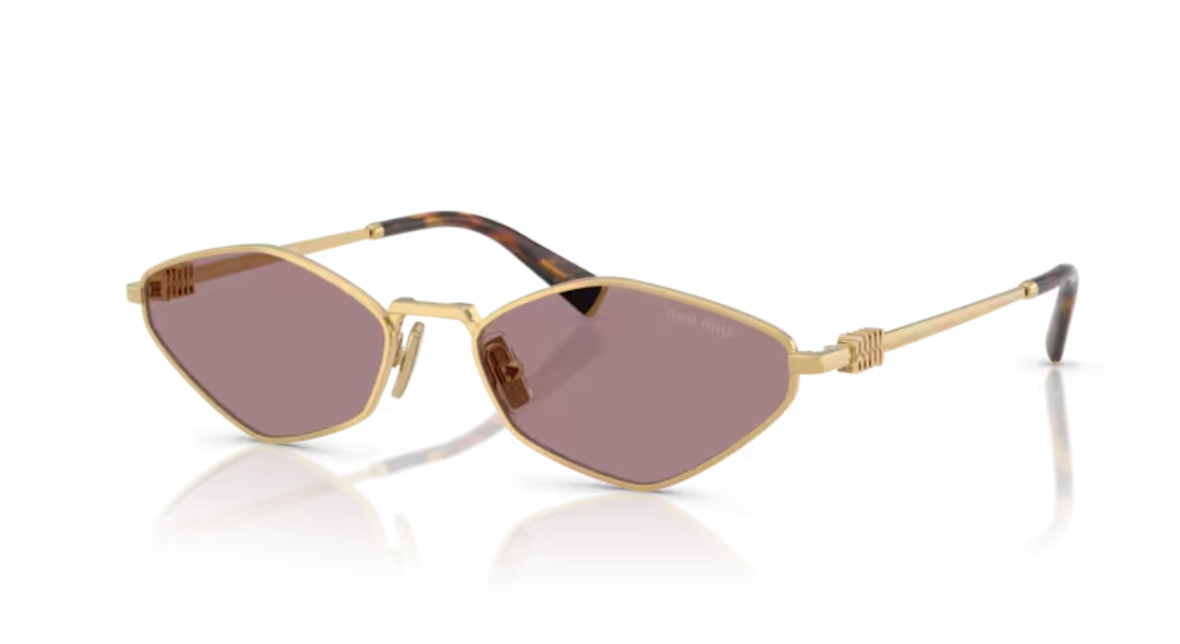 Lunette de soleil miu miu 0MU 56ZS 5AK20I - Or