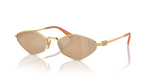 Lunette de soleil miu miu 0MU 56ZS 5AK40D - Or