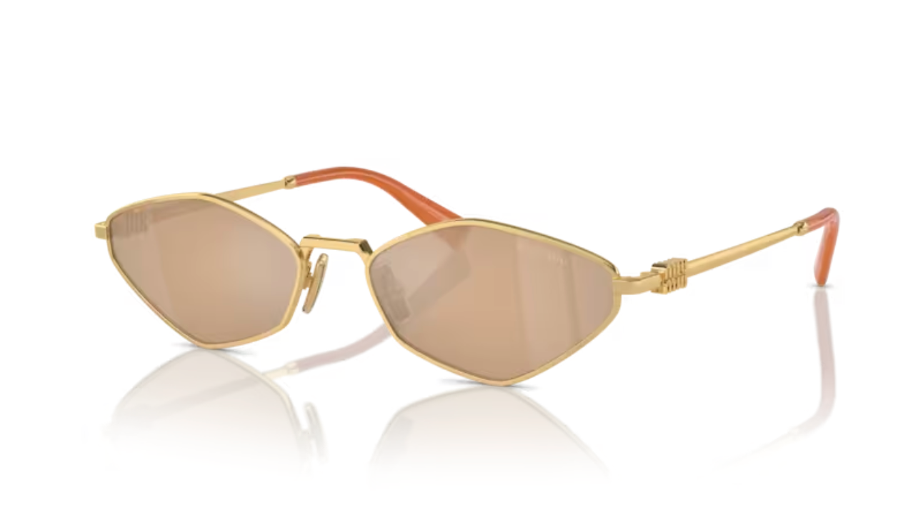 Lunette de soleil miu miu 0MU 56ZS 5AK40D - Or