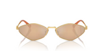 Lunette de soleil miu miu 0MU 56ZS 5AK40D - Or