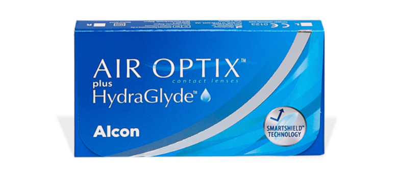 Air Optix Plus Hydraglyde (3) 3 lentilles mensuelles Alcon