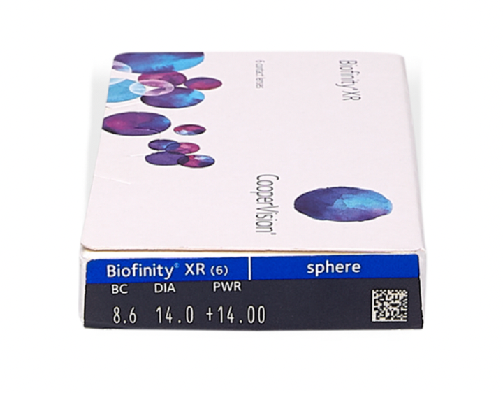 Biofinity XR (6)  - 6 lentilles mensuelles - CooperVision