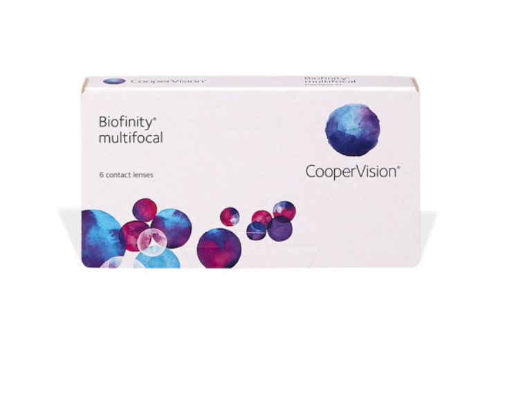 Biofinity Multifocal (6)  - 6 lentilles mensuelles multifocales - CooperVision