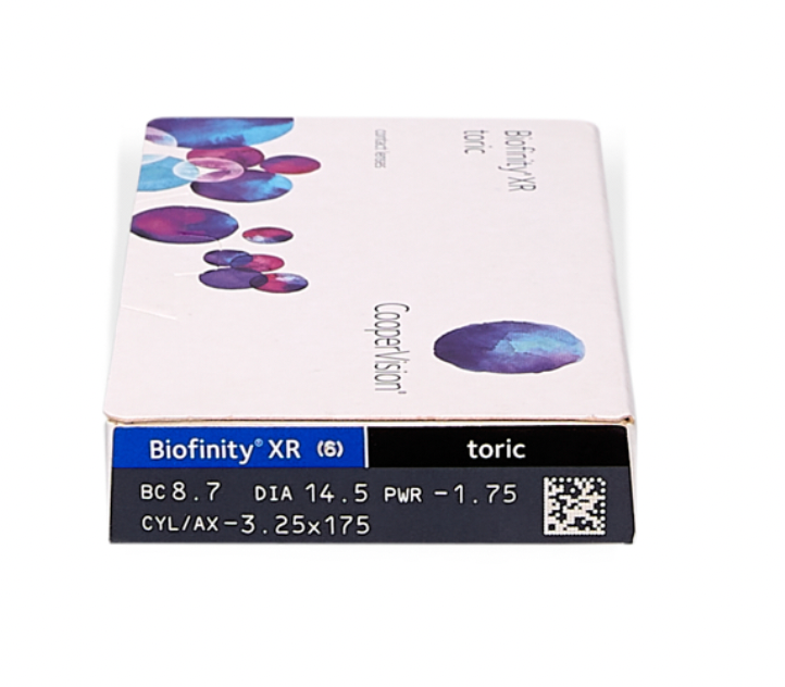 Biofinity XR Toric (6)  - 6 lentilles mensuelles toriques - CooperVision