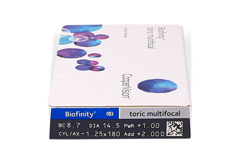 Biofinity Toric Multifocal (6)  - 6 lentilles mensuelles multifocales toriques - CooperVision