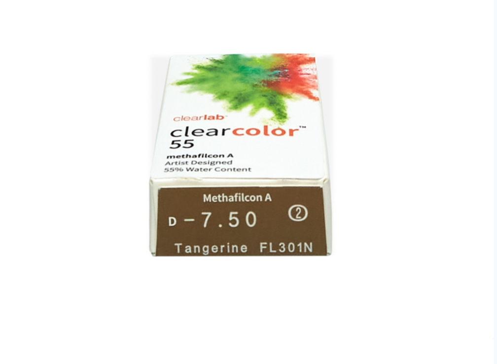 Clearcolor 55 (2)-2 lentilles mensuelles de couleur-Clearlab
