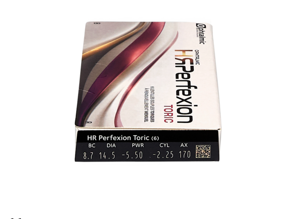Ophtalmic HR Perfexion Toric (6)-6 lentilles mensuelles toriques -Ophtalmic Compagnie