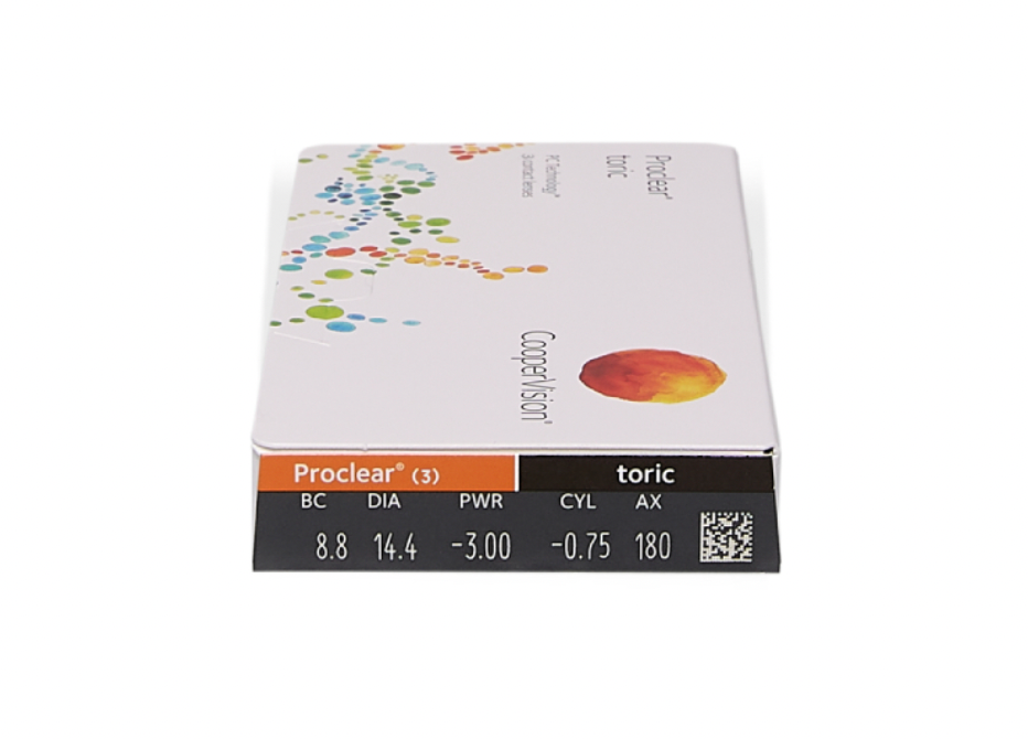 Proclear Toric (6)  - 6 lentilles mensuelles toriques- CooperVision