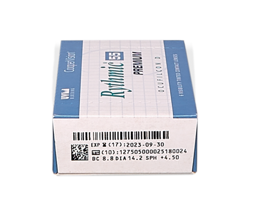 Rythmic 55 Premium (6)  - 6 lentilles mensuelles- CooperVision