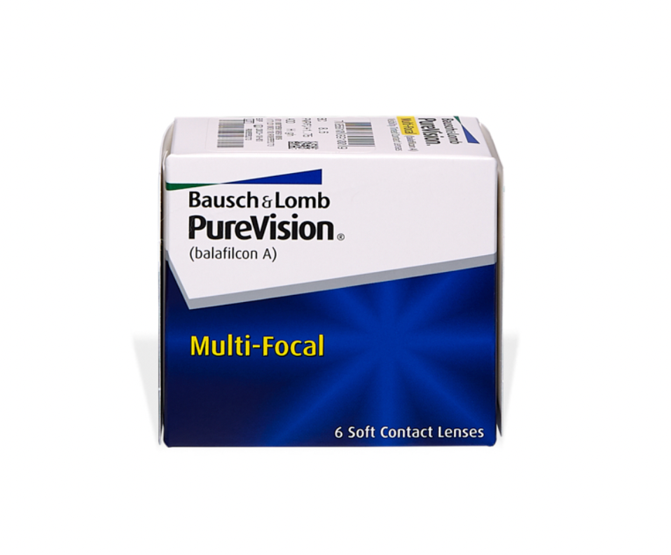 PureVision Multi-Focal (6) - 6 lentilles mensuelles multifocales - Bausch+Lomb