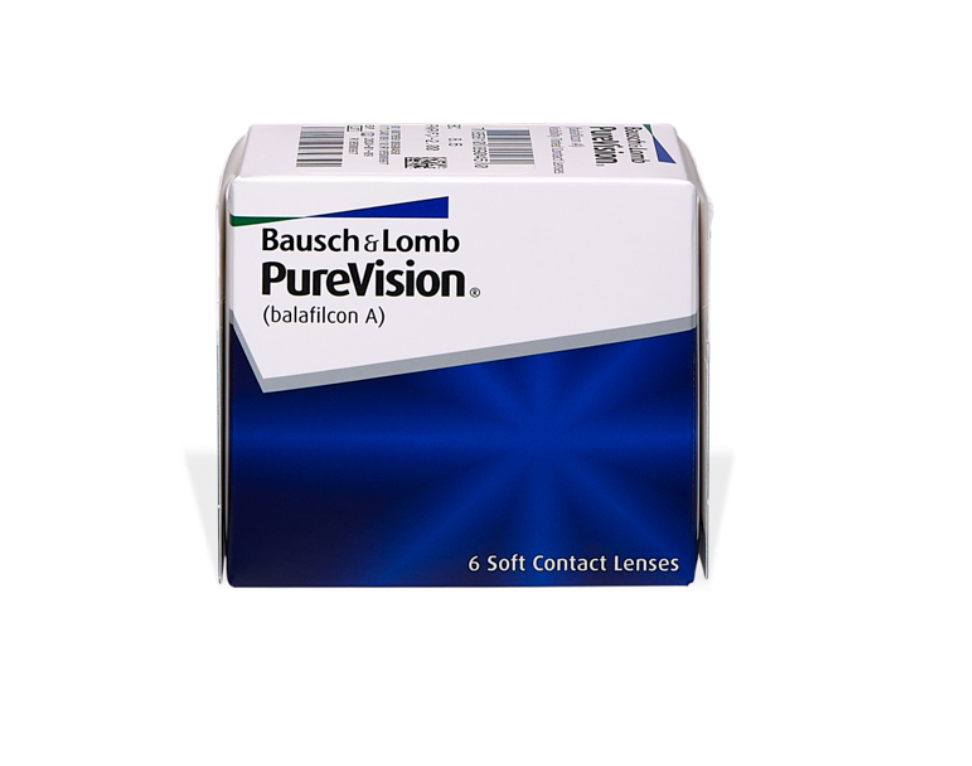 PureVision (6) - 6 lentilles mensuelles - Bausch+Lomb