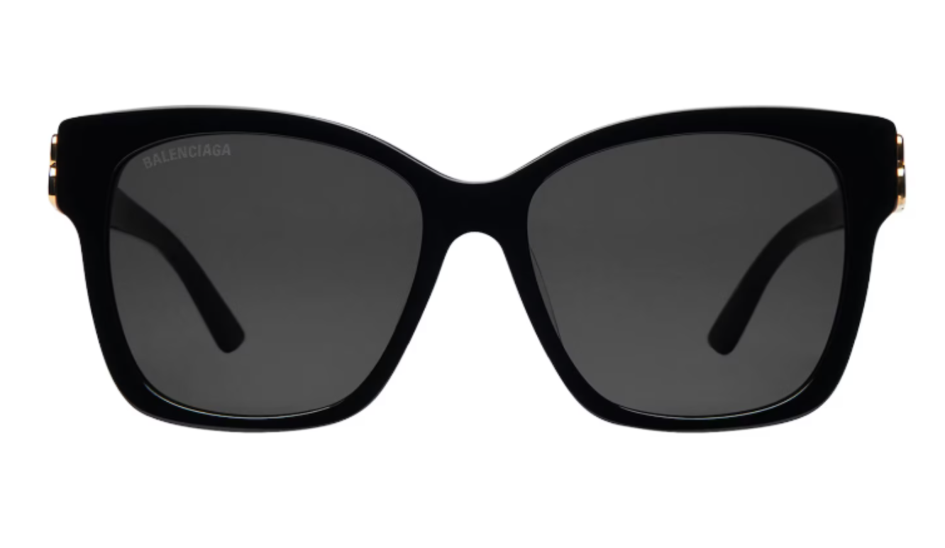 Lunettes De Soleil Dynasty Square pour Femme en Noir