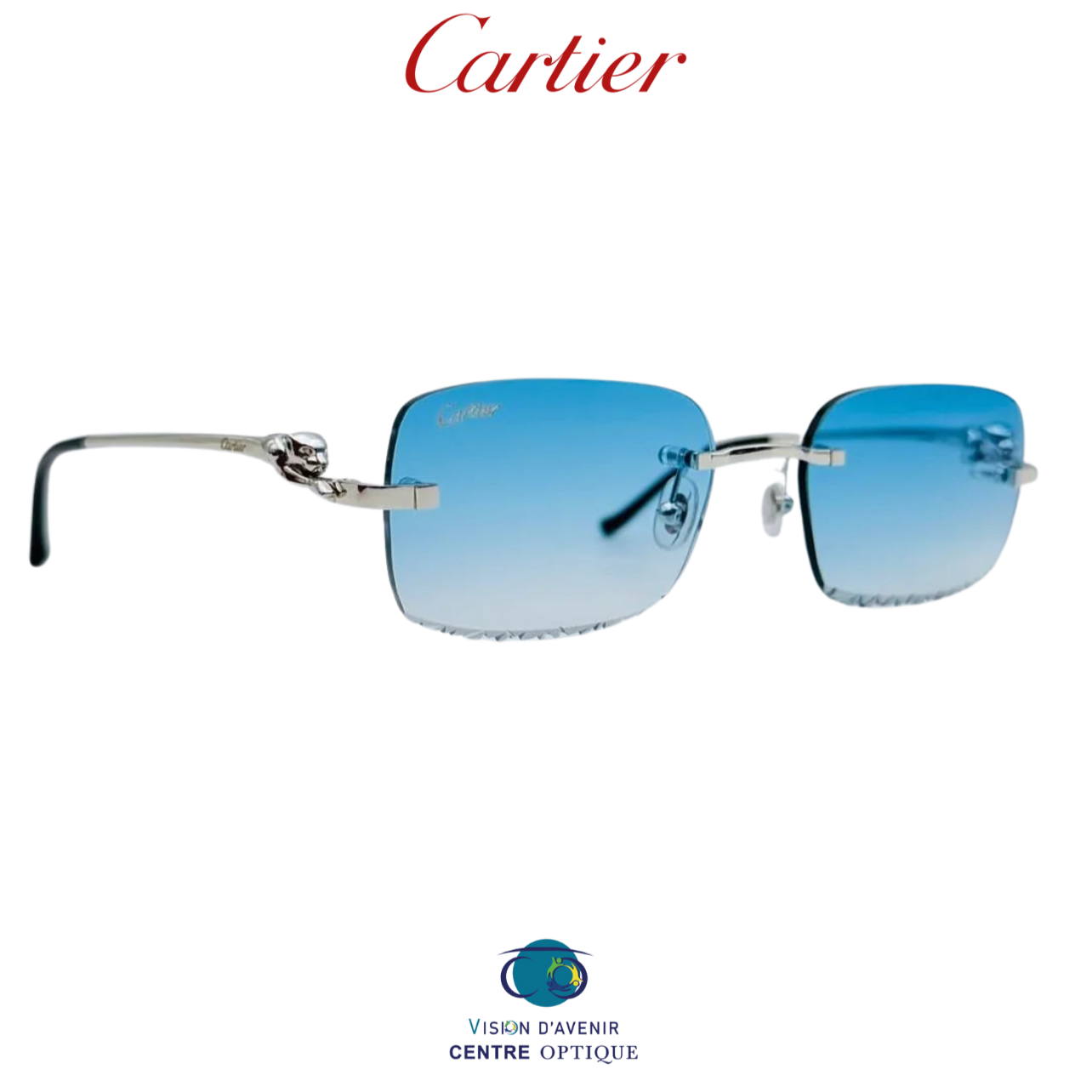 Lunette Cartier Panthère 3D custom Diamond CUT