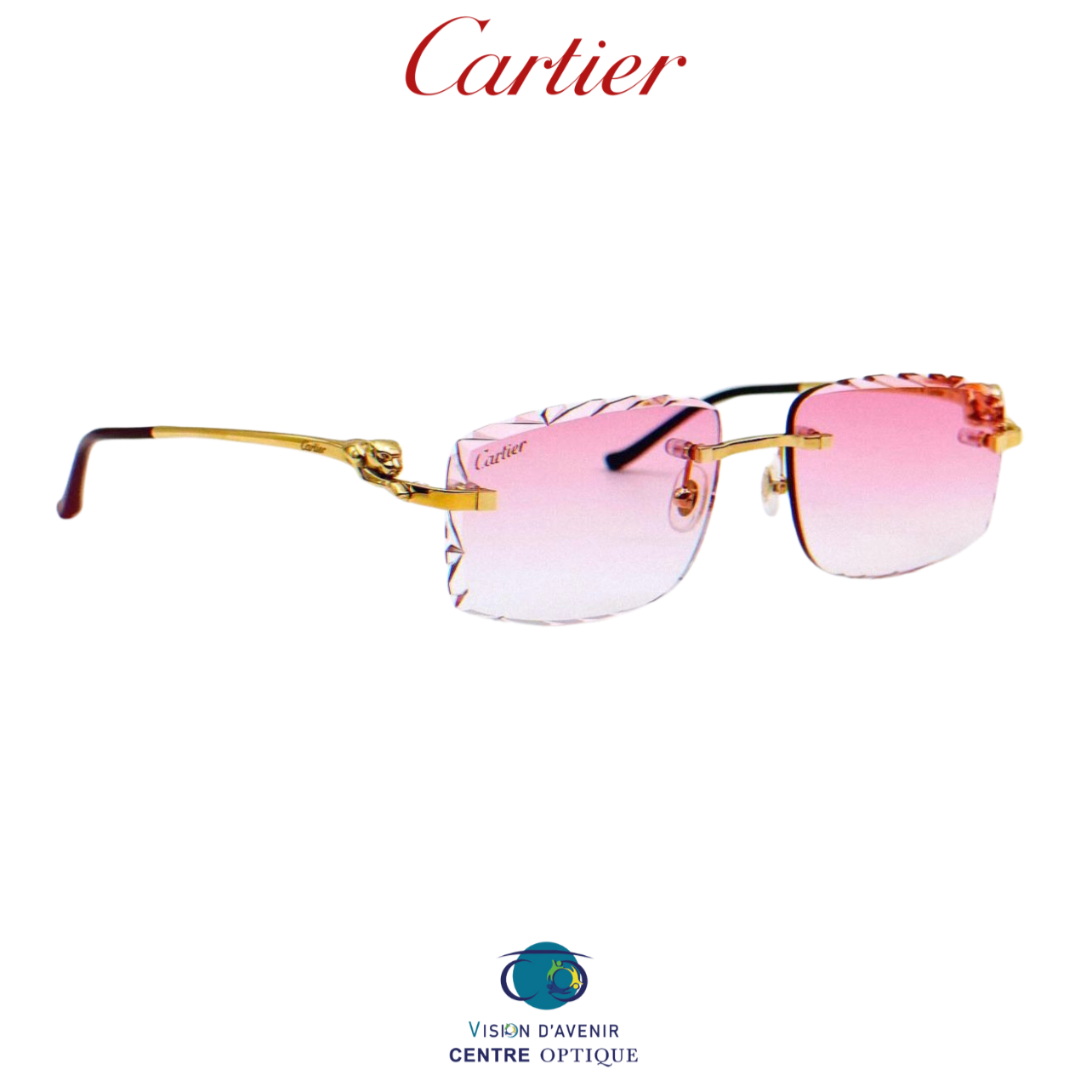 Lunette Cartier Panthère 3D doré