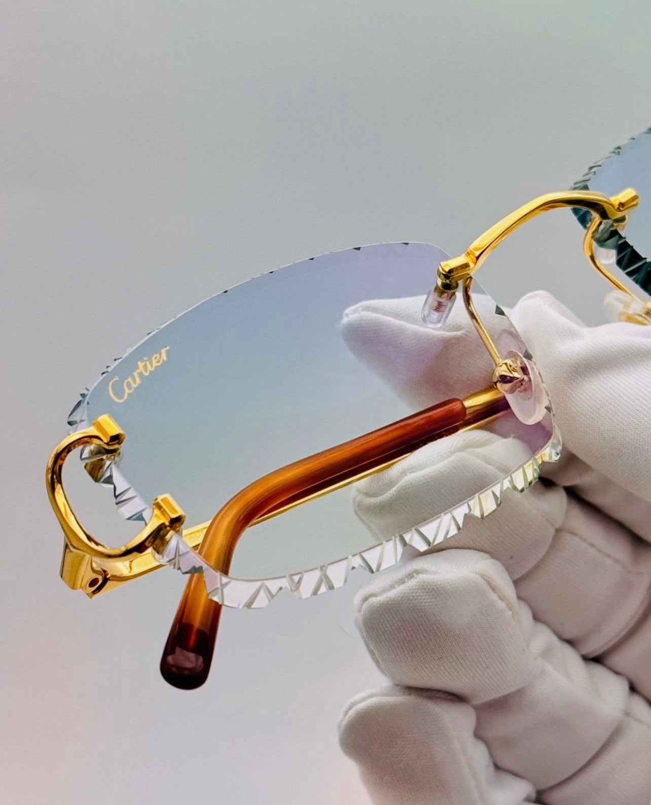 Lunette Cartier Picadilly  custom Diamond CUT