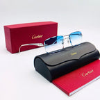 Lunette Cartier Panthère  custom Diamond CUT argentée