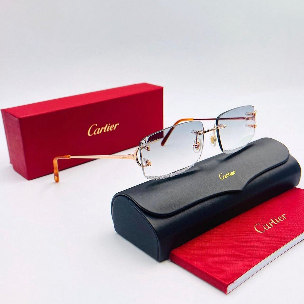 Lunette Cartier Picadilly  custom Diamond CUT doré