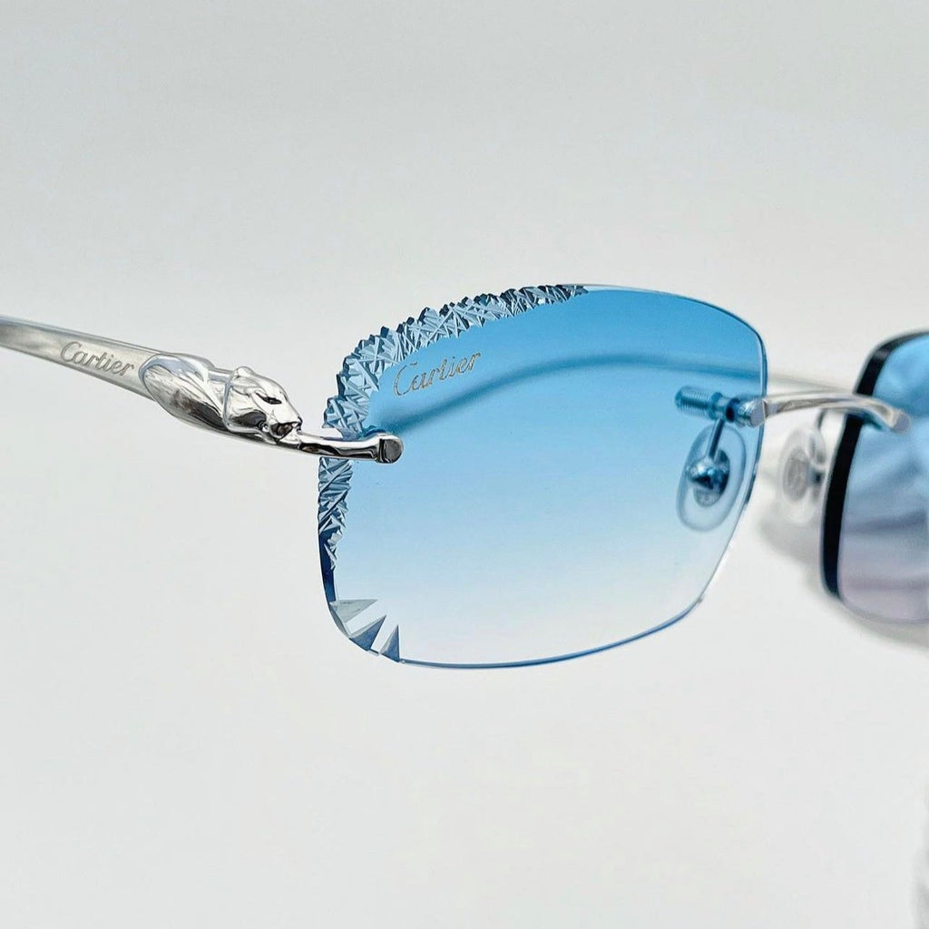 Lunette Cartier Panthère argent custom Diamond CUT