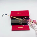 Lunette Cartier (petit C) custom diamond cut