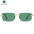 LUNETTES DE SOLEIL FORCE 10 Exclusivité web - Géométriques vertes.