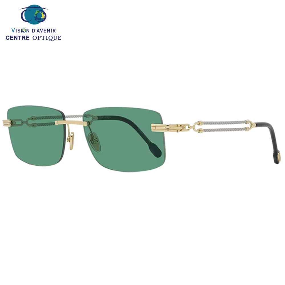 LUNETTES DE SOLEIL FORCE 10 Exclusivité web - Géométriques vertes.
